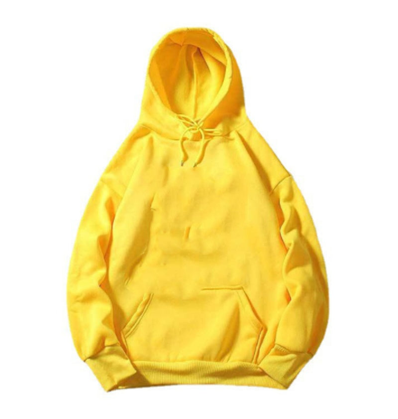 Polyester Ladies Fleece Loose Hoodie Sweatshirt