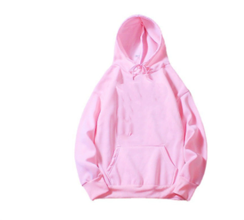 Polyester Ladies Fleece Loose Hoodie Sweatshirt