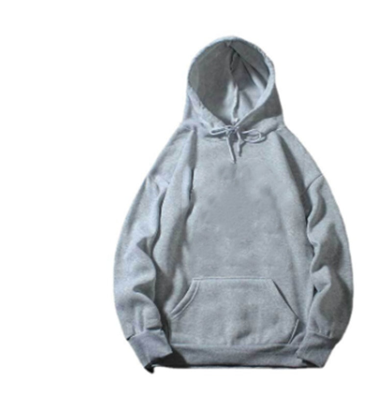 Polyester Ladies Fleece Loose Hoodie Sweatshirt