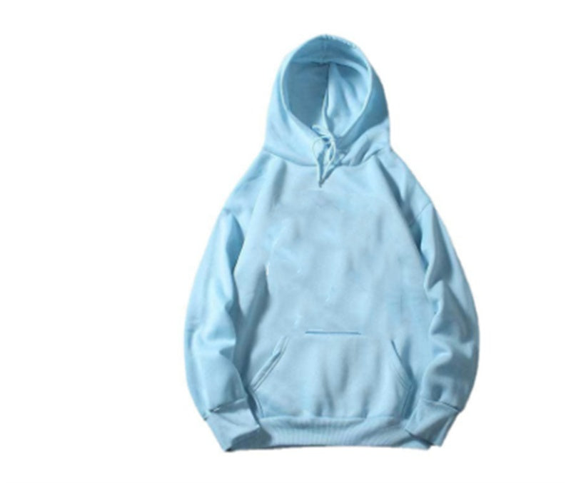 Polyester Ladies Fleece Loose Hoodie Sweatshirt