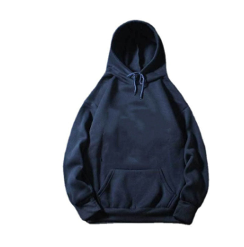 Polyester Ladies Fleece Loose Hoodie Sweatshirt