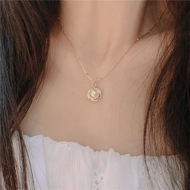 Luxury Retro Baroque Pearl Necklace – Fade-Resistant Titanium Steel Craftsmanship