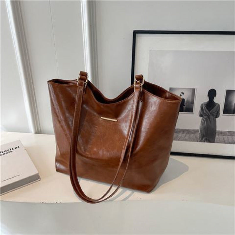 Fashionable Large-capacity One-shoulder Underarm Bag Advanced Sentong Qintut