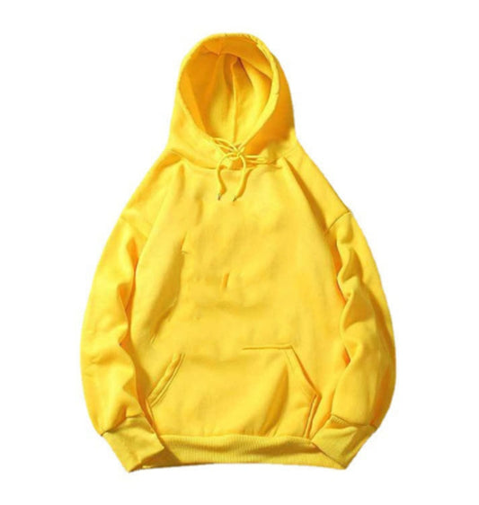 Polyester Ladies Fleece Loose Hoodie Sweatshirt