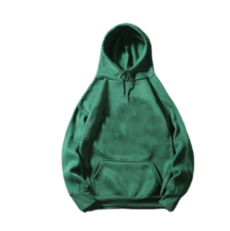 Polyester Ladies Fleece Loose Hoodie Sweatshirt