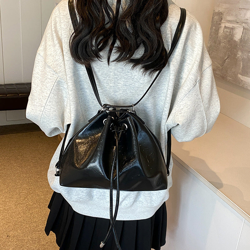 New Simple Fashion Large-capacity Bucket Bag Korean style