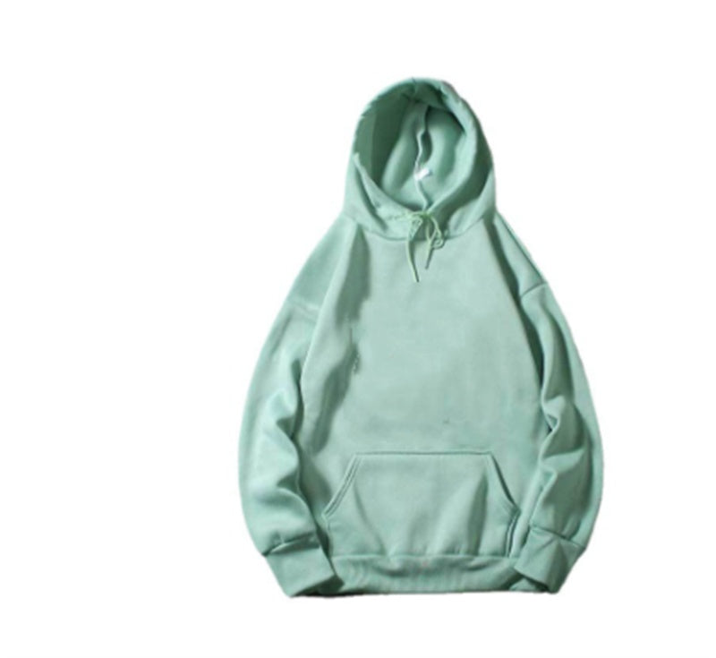 Polyester Ladies Fleece Loose Hoodie Sweatshirt