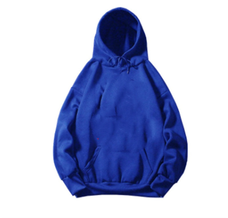 Polyester Ladies Fleece Loose Hoodie Sweatshirt